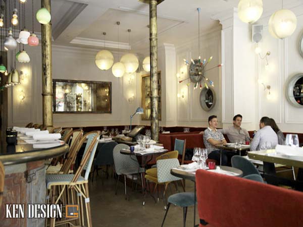 phong cách thiết kế nội thất quán cafe